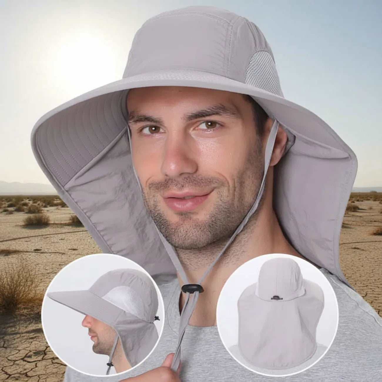 Herren-Sonnenhut Nackenschutz | Berggrat