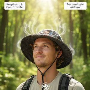 Trekkinghut mit UV-Schutz und breiter Krempe