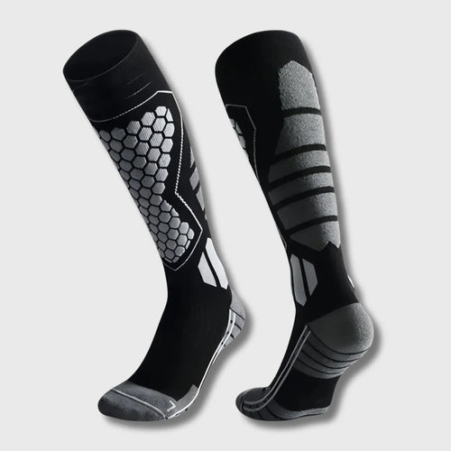 Hohe Wandersocken mit Kompression