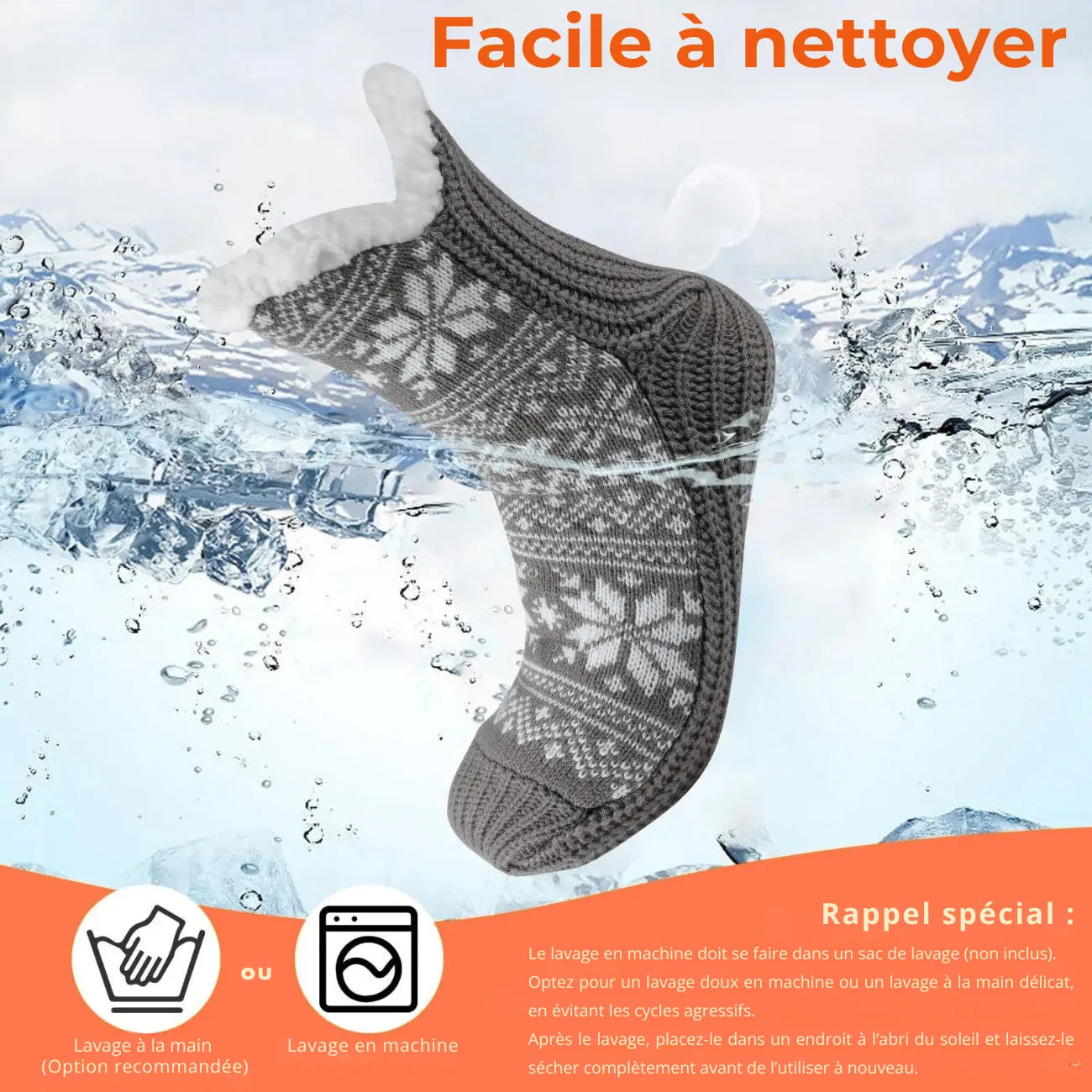 Beheizbare Fleece-Socken mit Akku