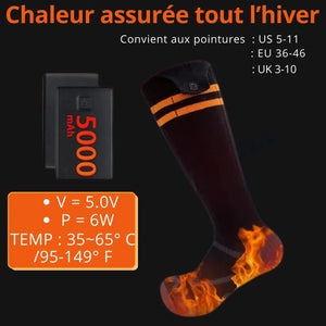 Aufladbare Heiz-Thermosocken | Berggrat