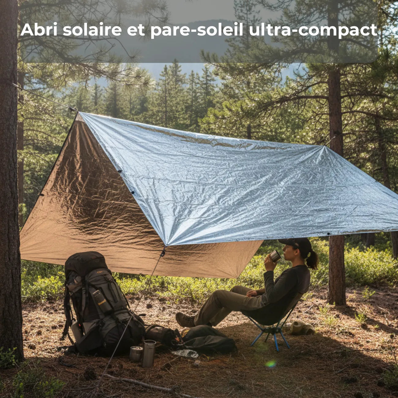 Rettungsdecke Camping