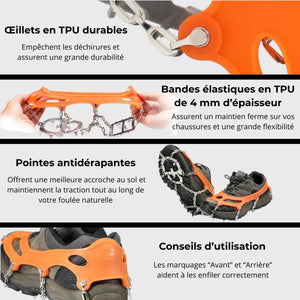 Schuh-Spikes gegen Eis & Schnee