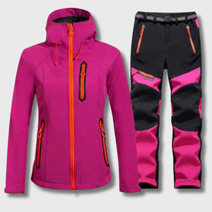 Damen Softshell-Wanderset Fleece | Berggrat