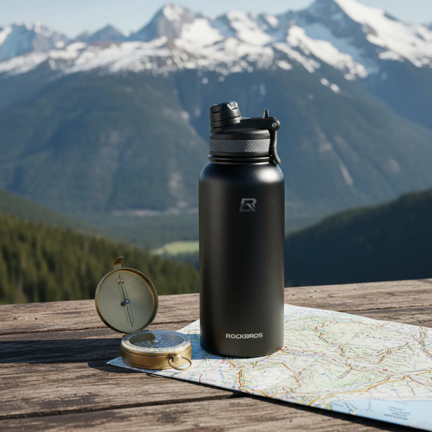 Thermoflasche für die Berge