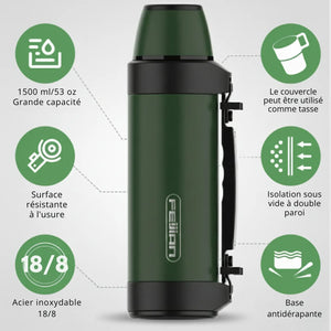 Wanderflasche mit großem Fassungsvermögen
