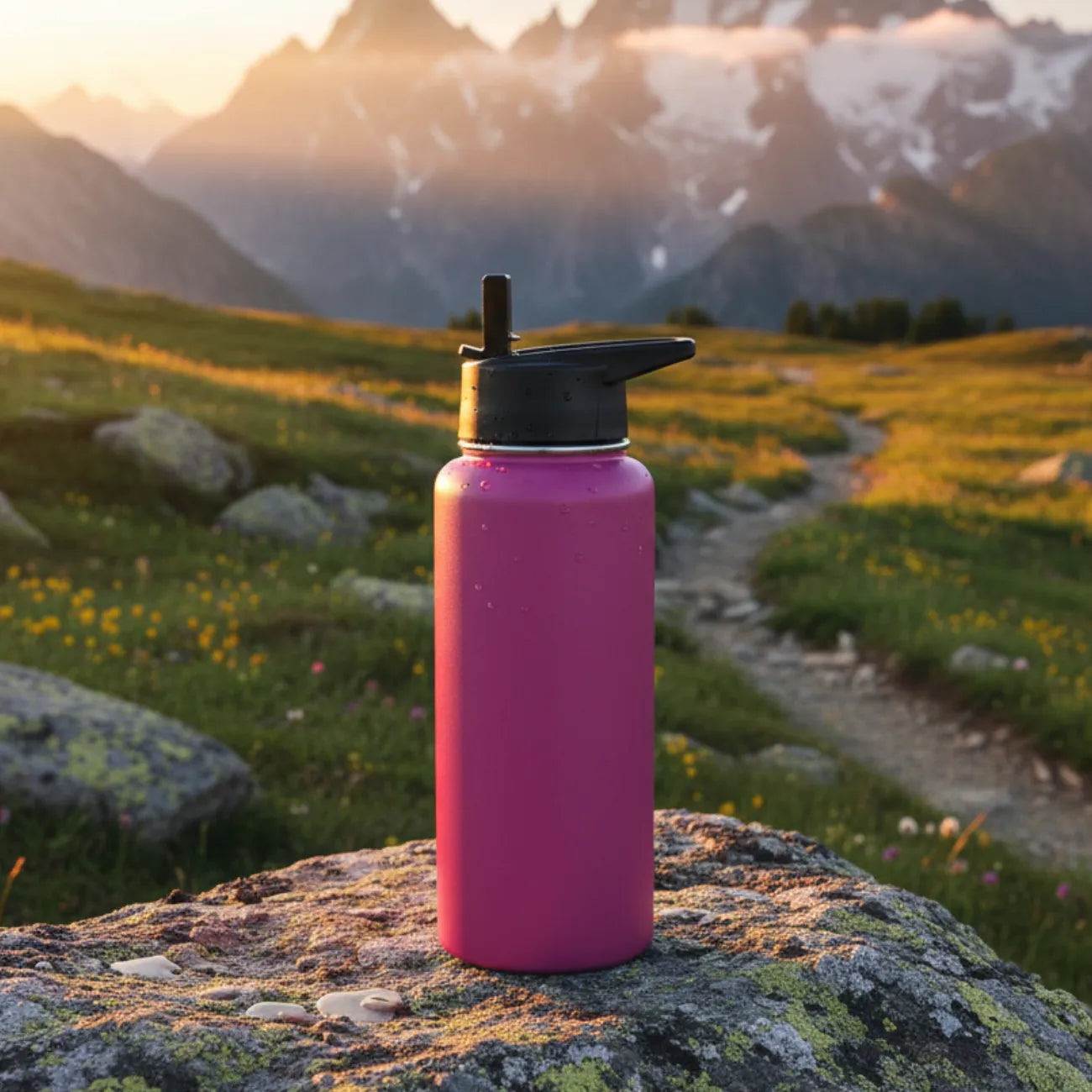 Thermo-Trinkflasche Bergwandern