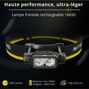 Wiederaufladbare LED-Stirnlampe