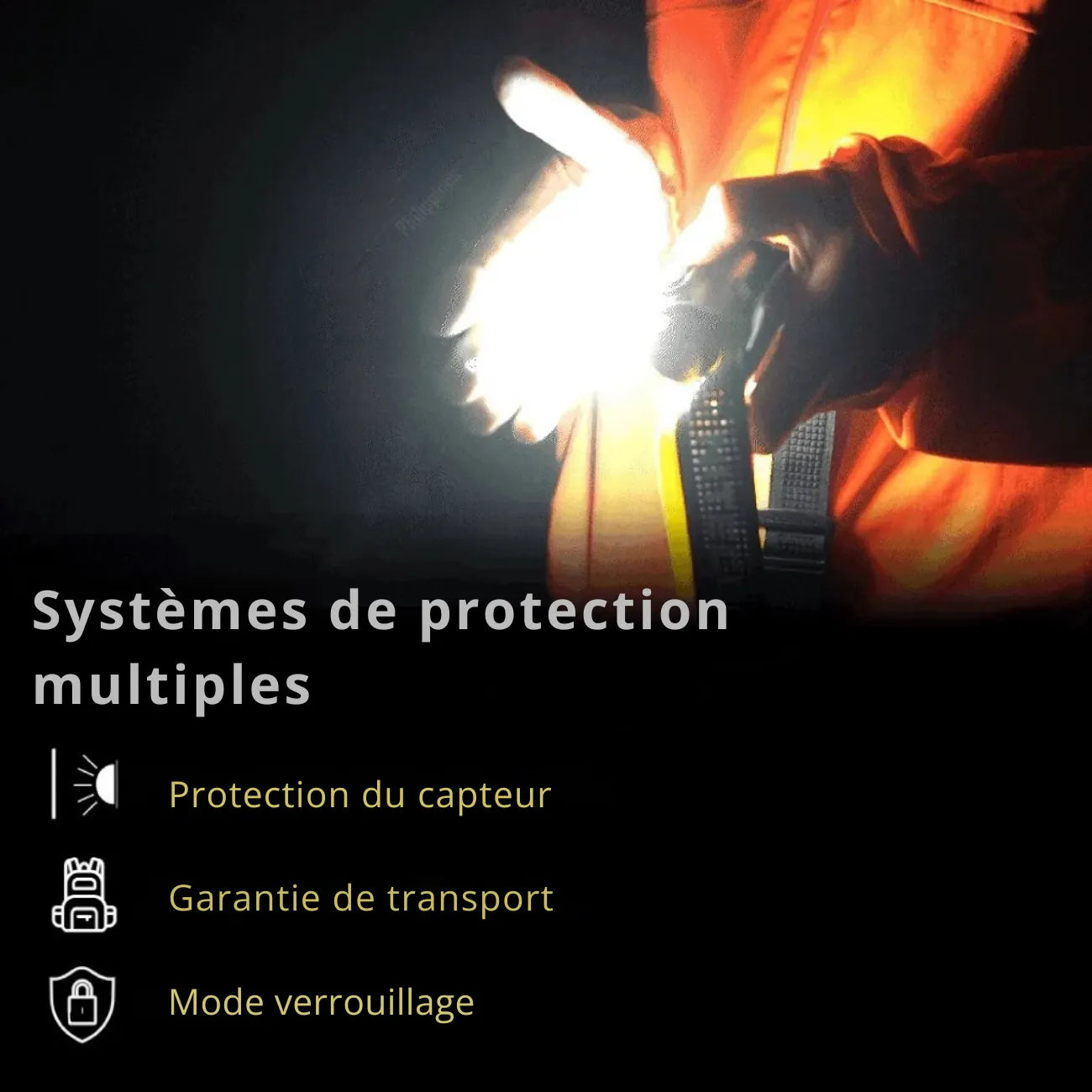 Wiederaufladbare LED-Stirnlampe