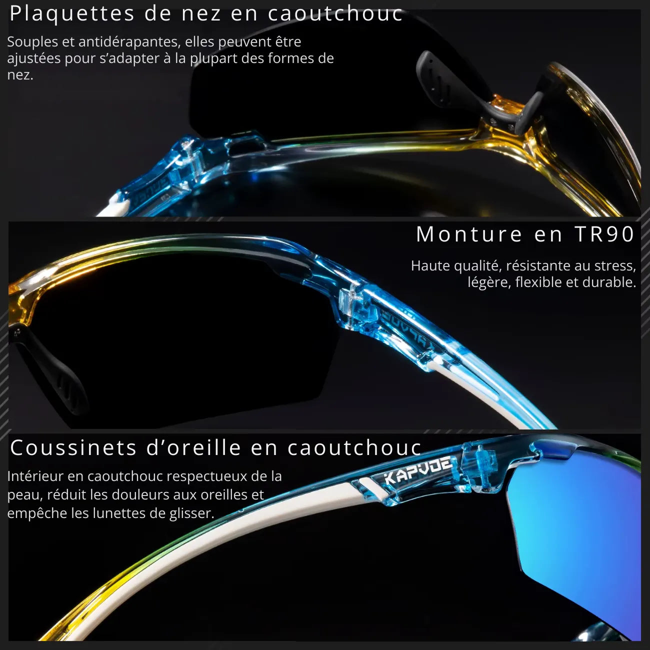 Sport-Sonnenbrille mit hohem Schutz