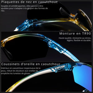 Sport-Sonnenbrille mit hohem Schutz