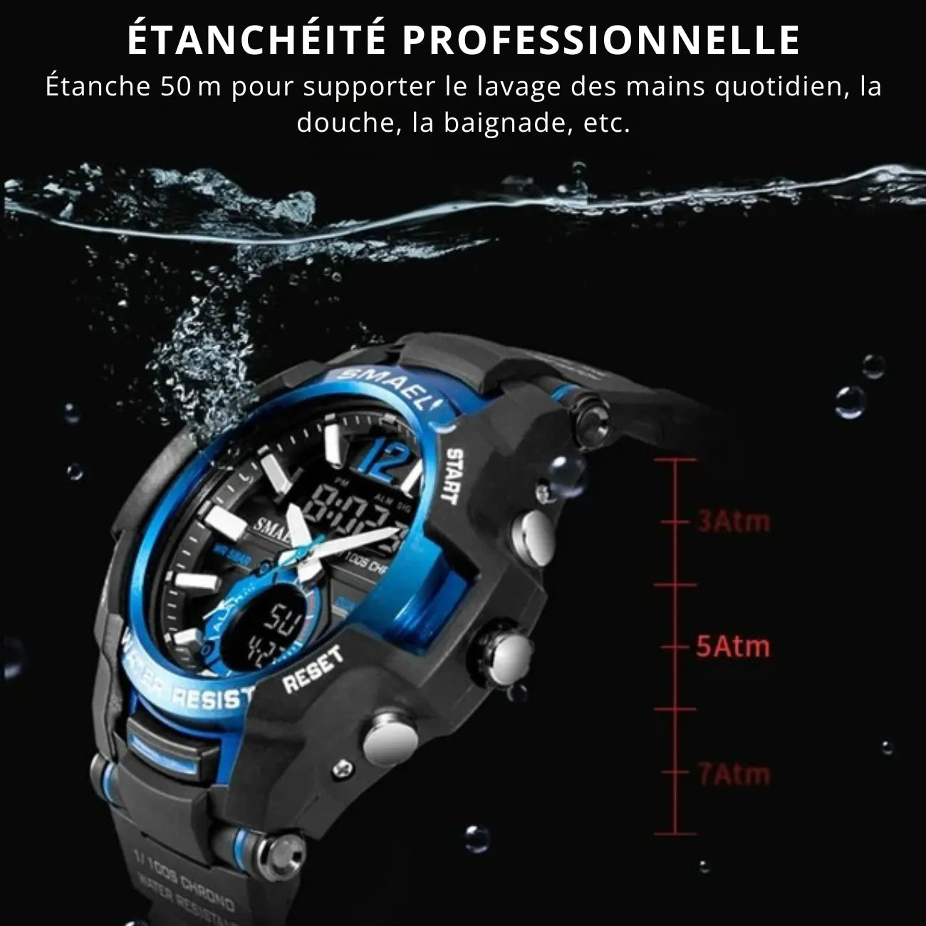 Outdoor-Wanderuhr Robust