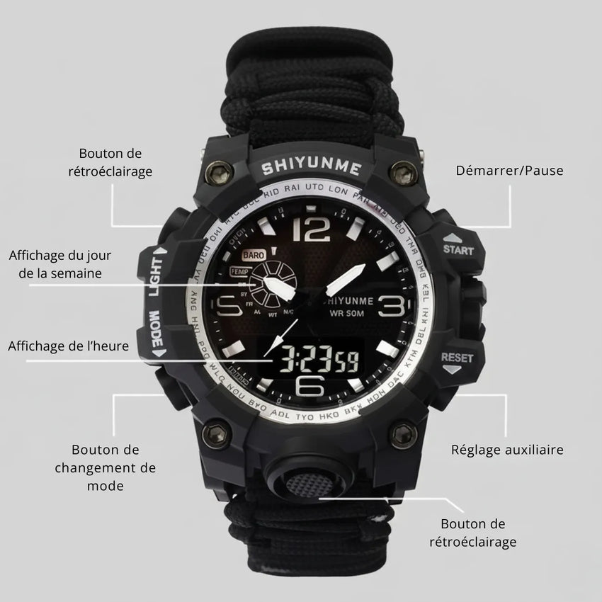 Taktische Outdoor-Uhr Militär | Berggrat