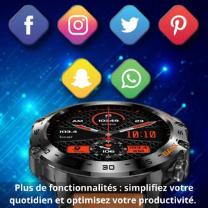 Outdoor-Smartwatch mit Telefon | Berggrat