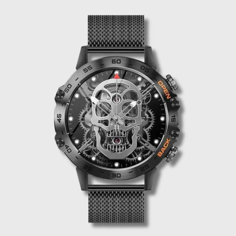 Trekking-Smartwatch aus Edelstahl