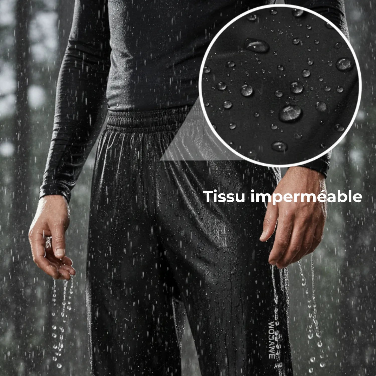 Wasserdichte Regen-Überhose für Herren