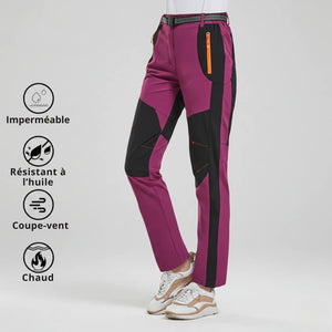 Fleecegefütterte Wanderhose für Damen