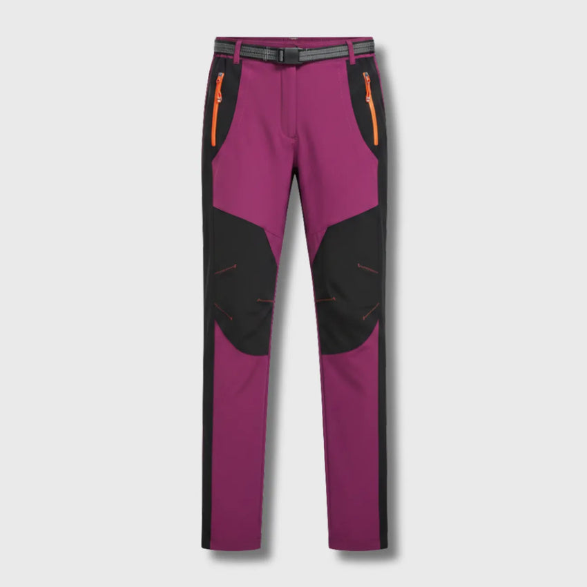 Damen Wanderhose Fleecefutter