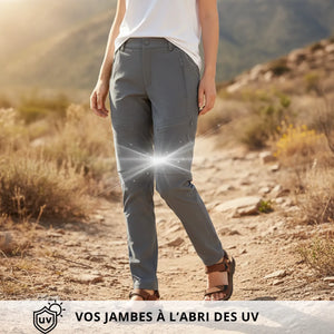 Leichte wasserdichte Trekkinghose für Damen