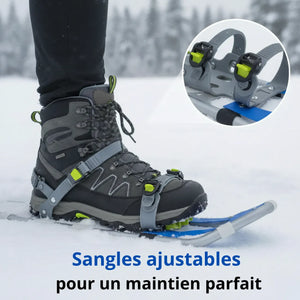 Aluminium-Schneeschuhe für Winterwanderungen