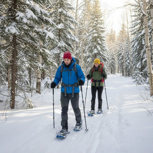 Aluminium-Schneeschuhe für Winterwanderungen