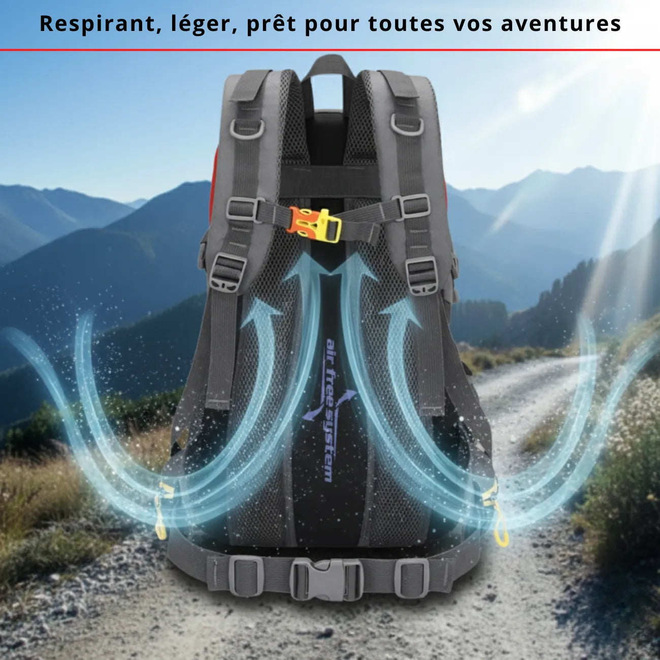 Wasserdichter Wanderrucksack 40L