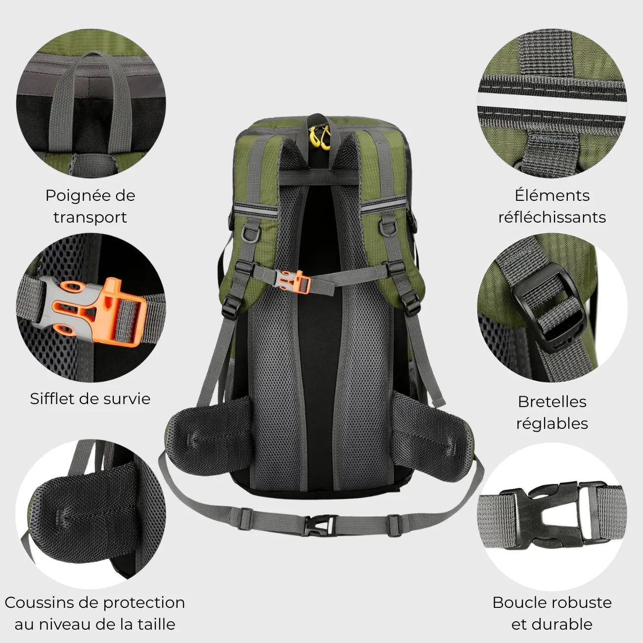 Wanderrucksack 50L für Trekking-Abenteuer