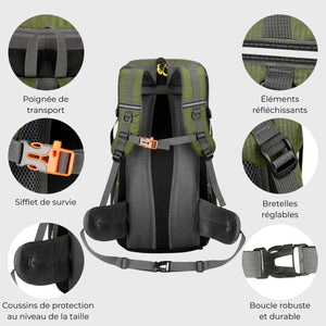 Wanderrucksack 50L für Trekking-Abenteuer