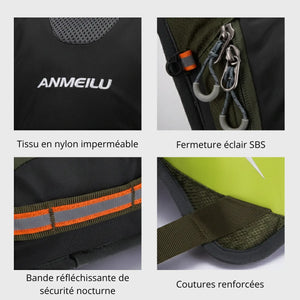 Wasserdichter Wanderrucksack 5L kompakt