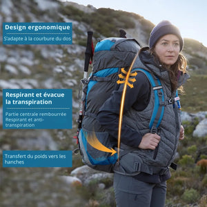 Trekkingrucksack 70L für große Touren