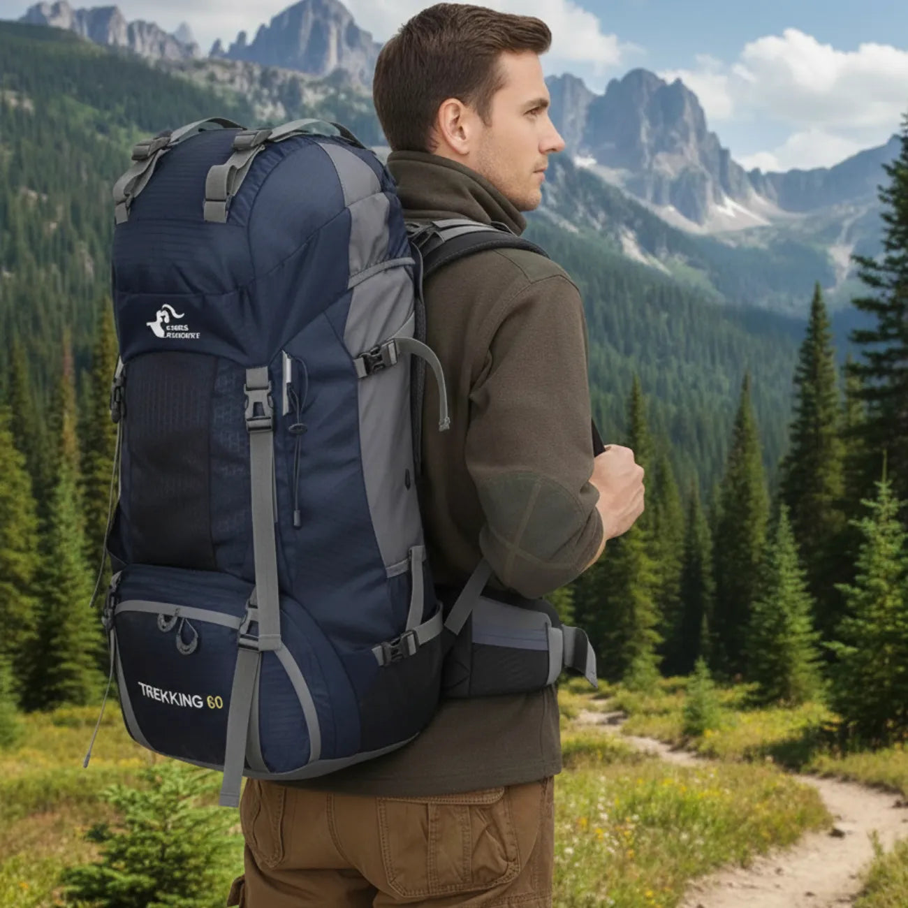 Wasserdichter Bergrucksack 60L | Berggrat