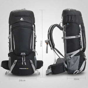Wanderrucksack 60L für Trekking und Reisen