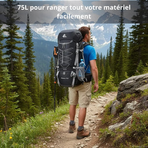Wanderrucksack 75L für lange Touren