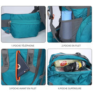 Wasserdichter Wanderrucksack 80L