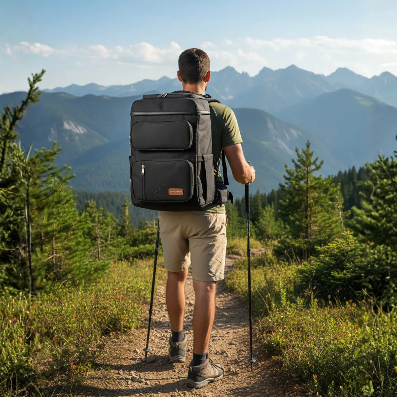 Isolierter Wander-Kühlrucksack | Berggrat