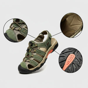 Leder-Wandersandalen mit Profil | Berggrat