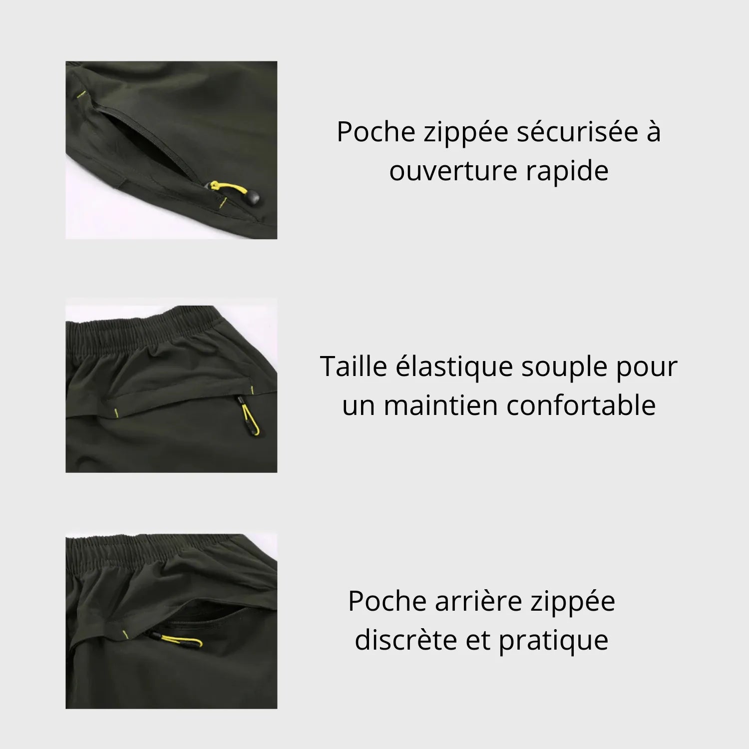 Leichte Stretch-Wandershorts für Herren