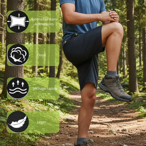 Leichte Stretch-Wandershorts für Herren