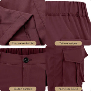 Cargo-Wandershorts für Damen mit Stretch