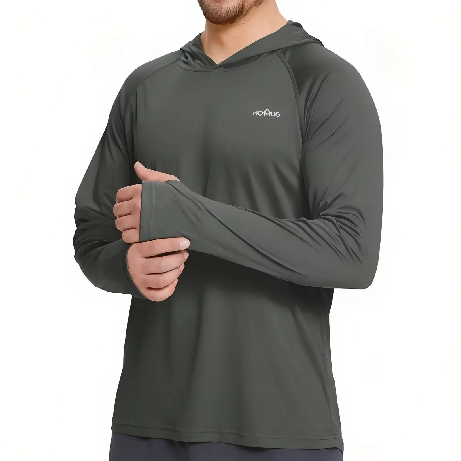 UV-Schutz-Shirt Herren UPF50+ mit Kapuze