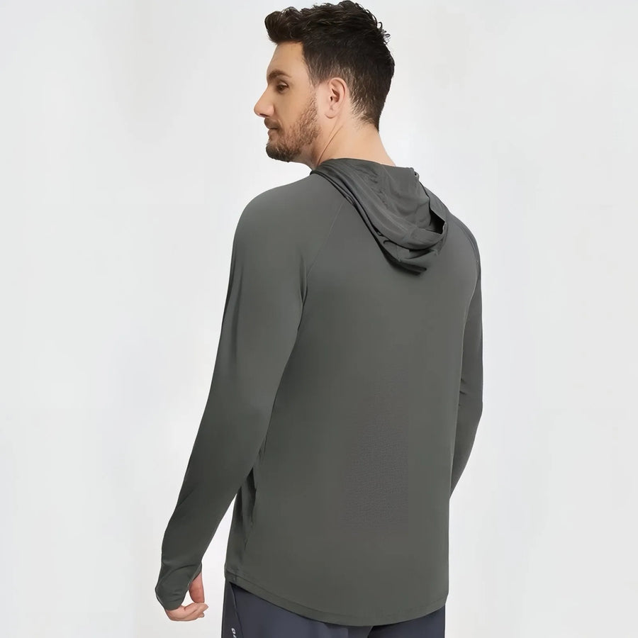 Herren UV-Shirt UPF50+ Kapuze