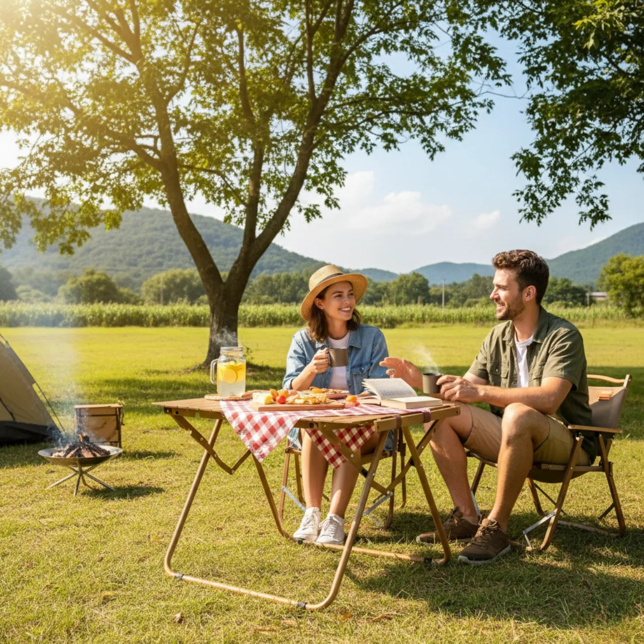 Leichter Falt-Campingtisch