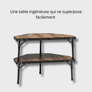Tragbarer, modularer Campingtisch