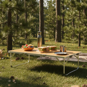 Faltbarer Bambus-Campingtisch | Berggrat