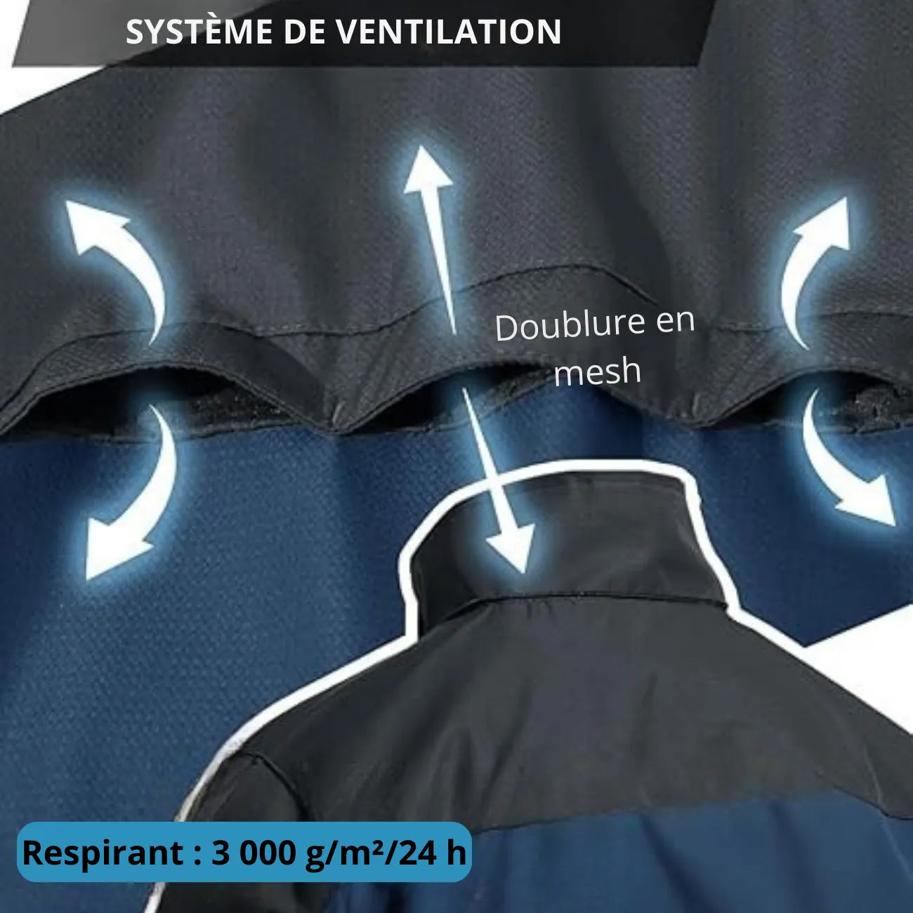 Warme Wanderjacke für Herren