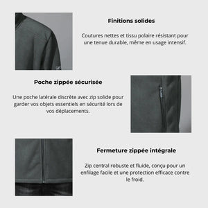 Warme Outdoor-Fleecejacke für Herren