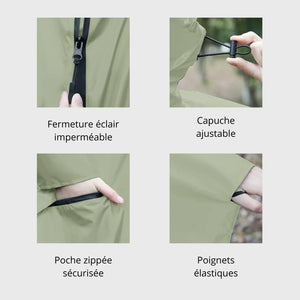 Faltbare Regenjacke für Damen