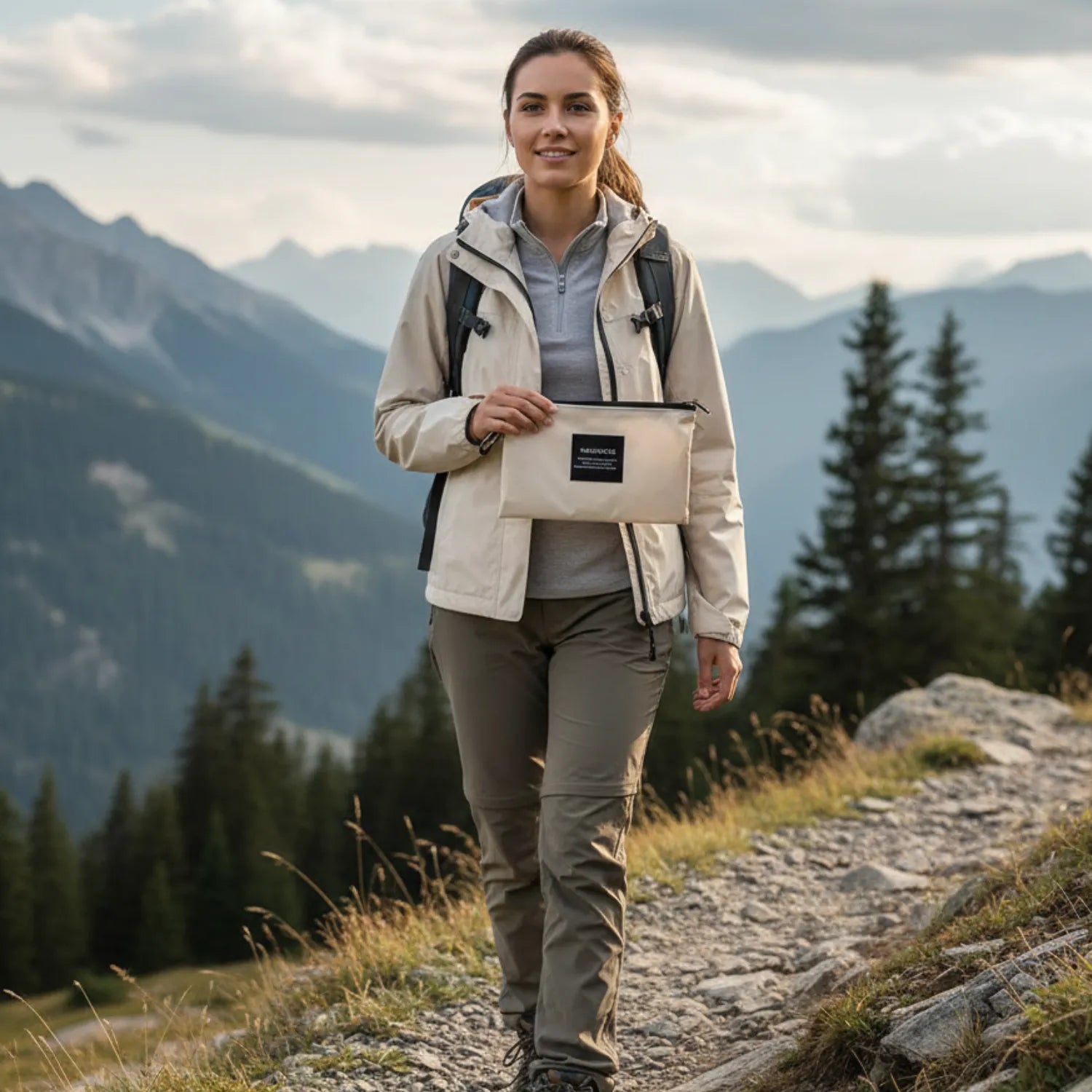 Faltbare Regenjacke für Damen