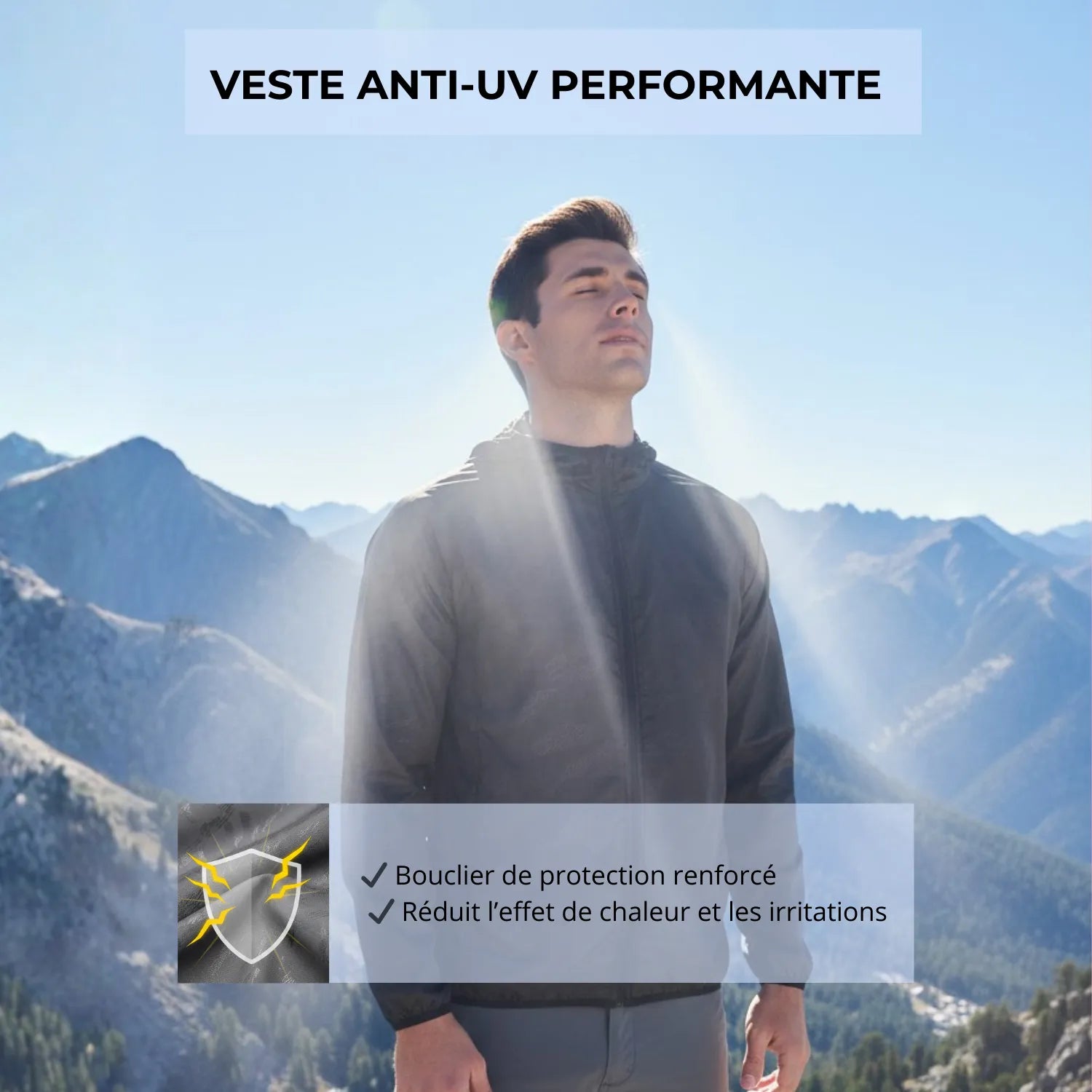 Ultraleichte Regenjacke