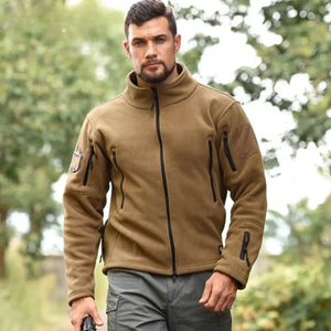 Fleecejacke für Herren mit Reißverschluss